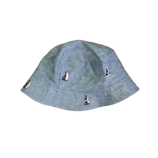 Janie and Jack Blue Sailboats Hat 3-6 Months 