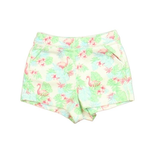 Janie and Jack Ivory | Green | Pink Shorts 3-6 Months 