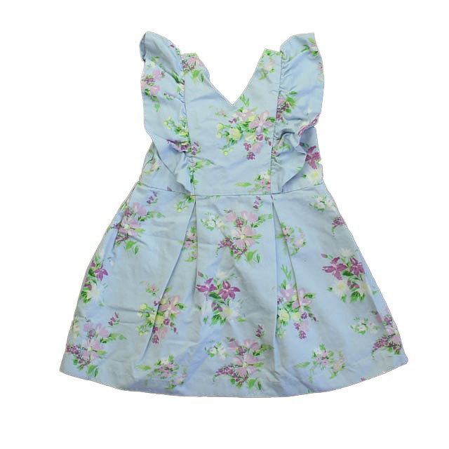 Janie and Jack Blue Floral Dress 3T 