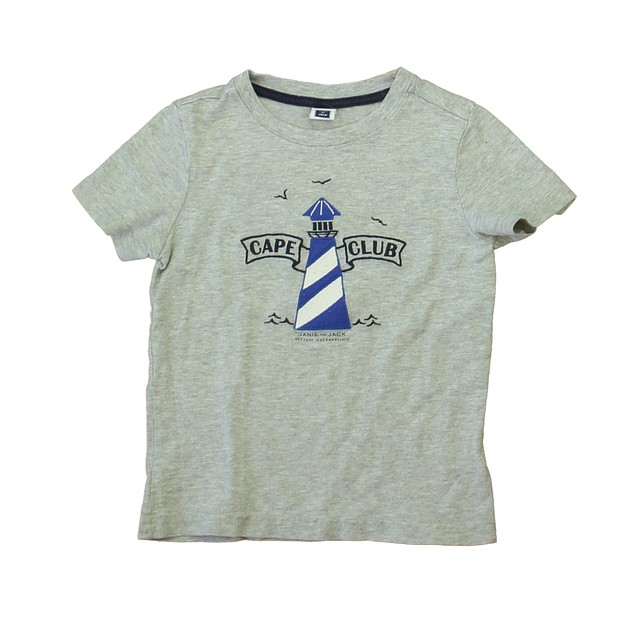 Janie and Jack Gray Lighthouse T-Shirt 3T 
