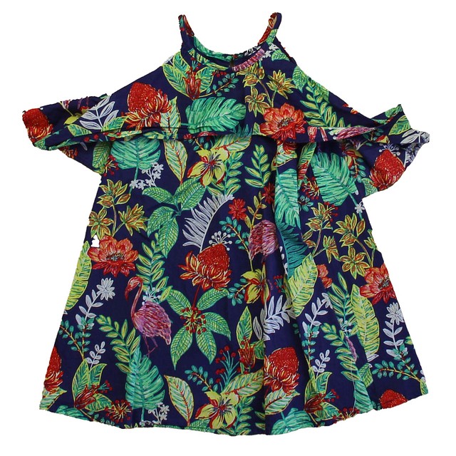 Janie and Jack Navy Floral Dress 3T 