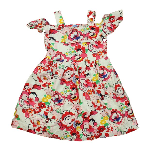 Janie and Jack Pink | White | Red Floral Dress 3T 