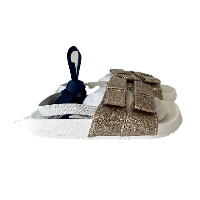 Janie and Jack White | Gold Sandals 5 Toddler 