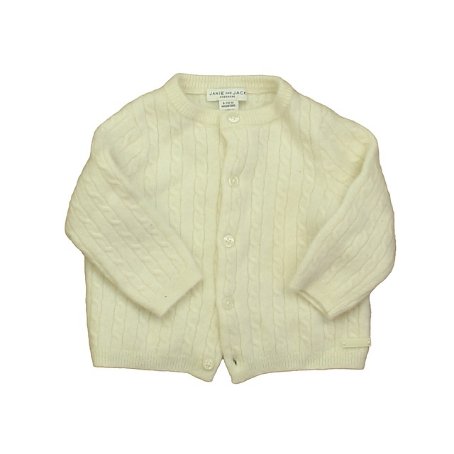 Janie and Jack Ivory Cardigan 6-12 Months 