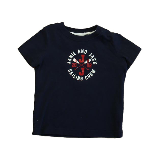 Janie and Jack Navy T-Shirt 6-12 Months 