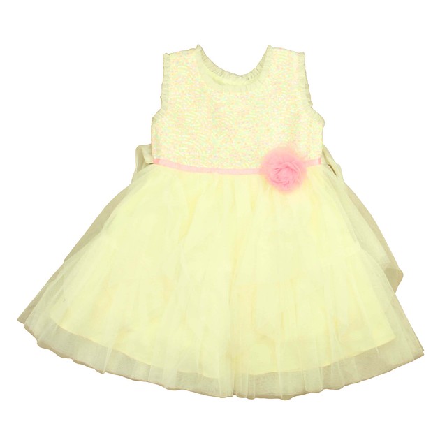 Jona Michelle Yellow | Pink Special Occasion Dress 2T 