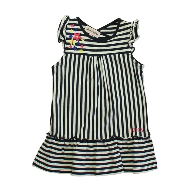 Juicy Couture Navy Stripe Dress 12-18 Months 