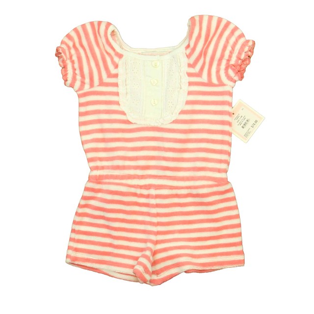 Juicy Couture Pink | White Romper 3-6 Months 