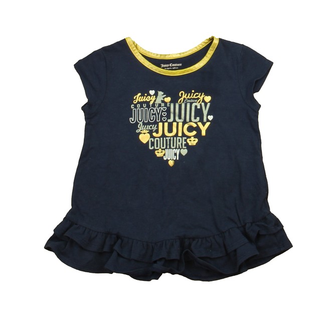 Juicy Couture Navy | Gold T-Shirt 5T 