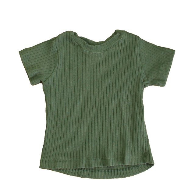 Kate Quinn Organics Green Short Sleeve Shirt 18-24 Months 
