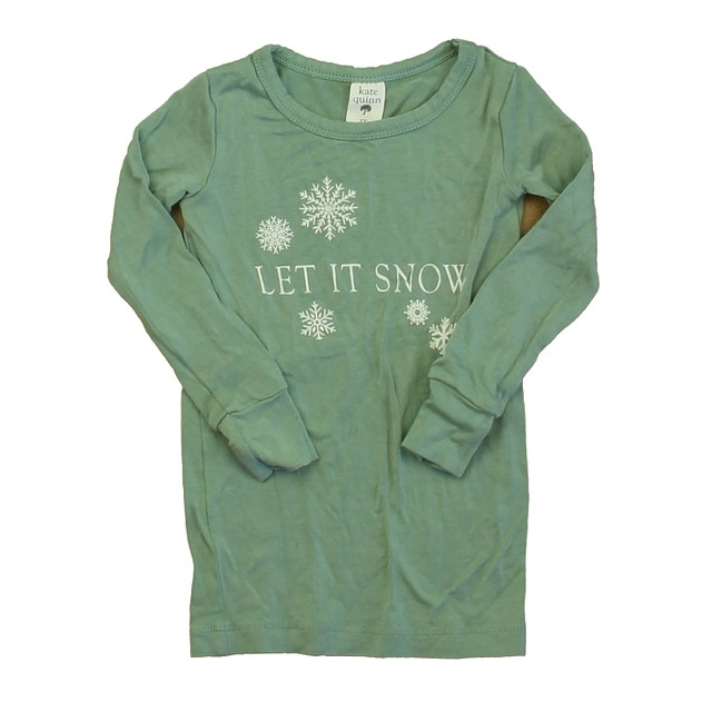 Kate Quinn Organics Green Long Sleeve Shirt 2T 