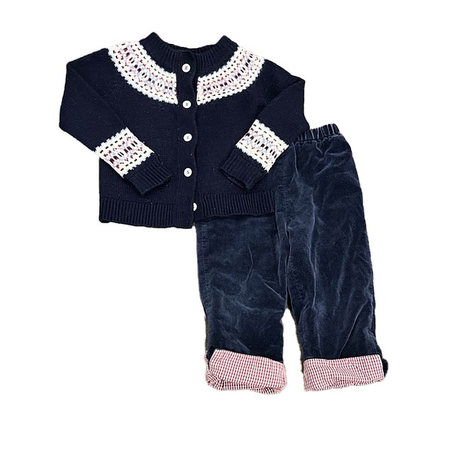 Kule 2-pieces Navy | Red Apparel Sets 18 Months 