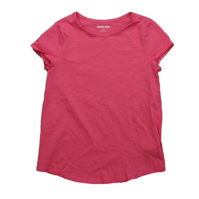 Lands' End Pink T-Shirt 7-8 Years 