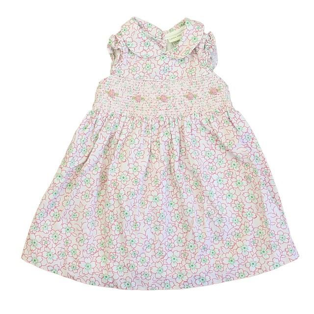 Laura Ashley White | Pink | Green Floral Dress 12 Months 