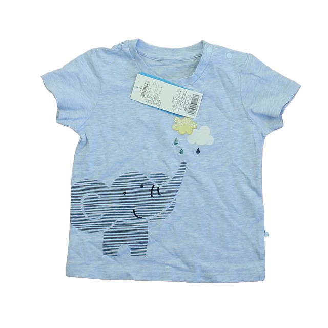 Les Enphants Blue Elephant T-Shirt 18 Months 