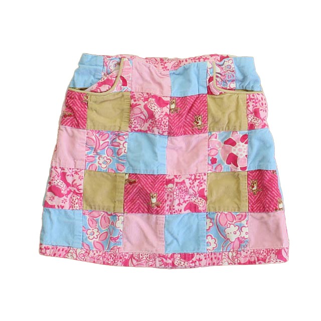 Lilly Pulitzer Pink | Blue Skirt 4T 
