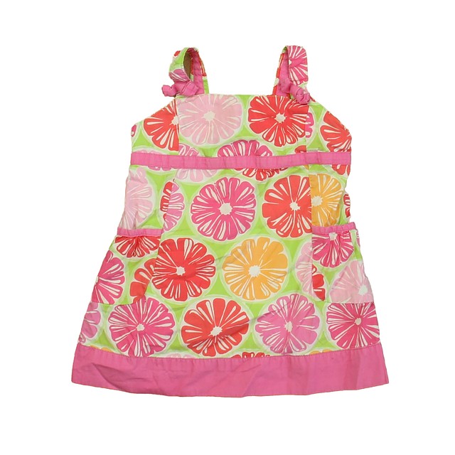 Lilly Pulitzer Pink | Green Floral Dress 3T 