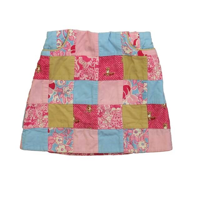 Lilly Pulitzer Pink | Blue Owls Skirt 5T 