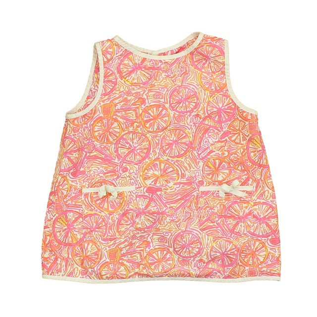 Lilly Pulitzer Pink | Orange | White Dress 6-12 Months 