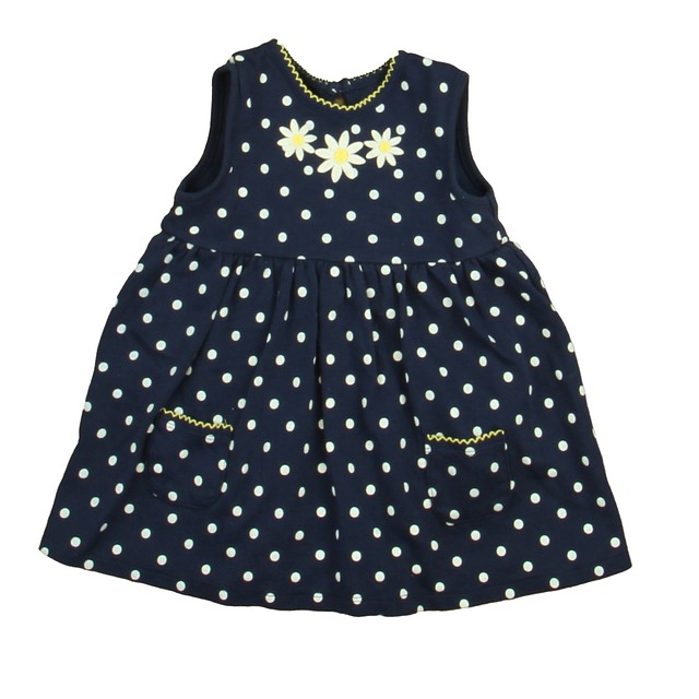 Little Me Navy | White | Yellow Dress 24 Months 