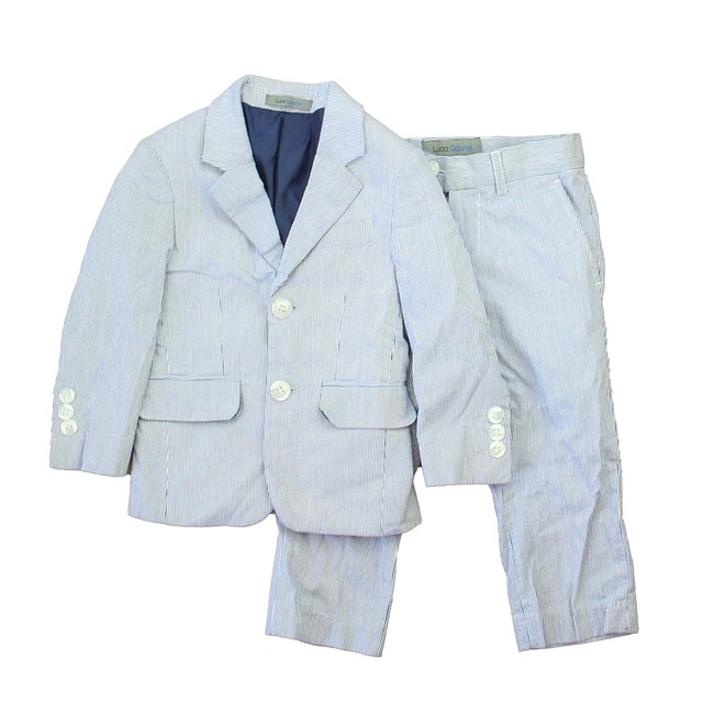 Luca Gabriel 2-pieces Blue | White Stripe Special Occasion Outfit 2T 
