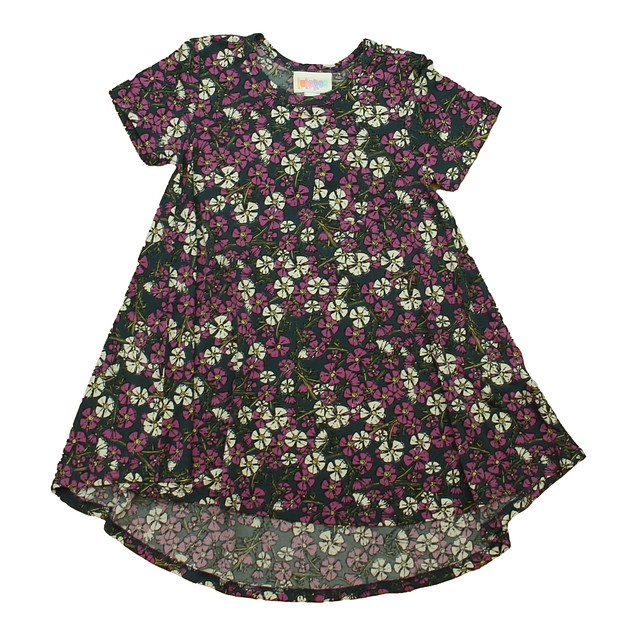 Lula roe Teal | Purple Floral Dress 2T 
