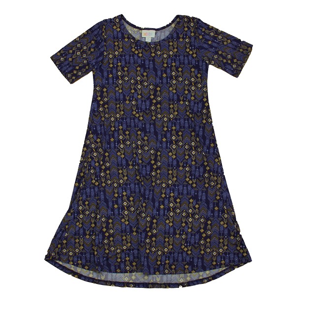 Lularoe Purple | Blue | Yellow Dress 12 Years 