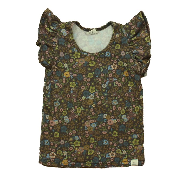 Lulu + Roo 2-pieces Brown Floral | Green Apparel Sets 18-24 Months 