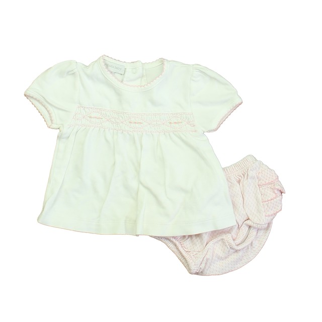 Magnolia Baby 2-pieces White | Pink Apparel Sets 6 Months 