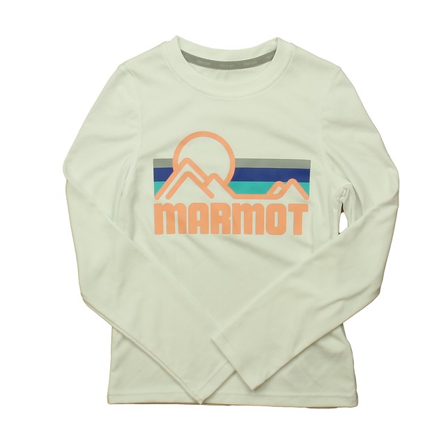 Marmot White Athletic Top 4-5T 