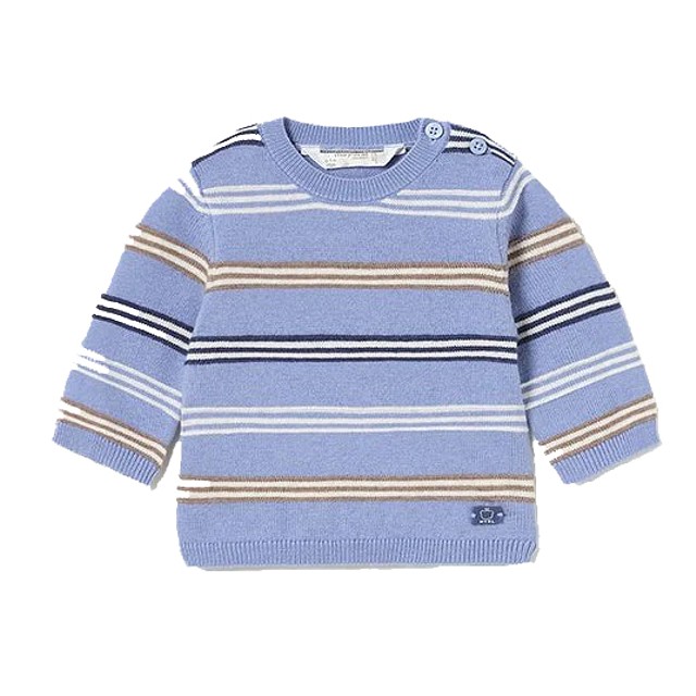 Mayoral Blue Stripe Sweater 0-1 Months 