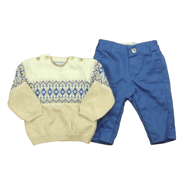 Mayoral 2-pieces Ivory | Blue Apparel Sets 1-2 Months 