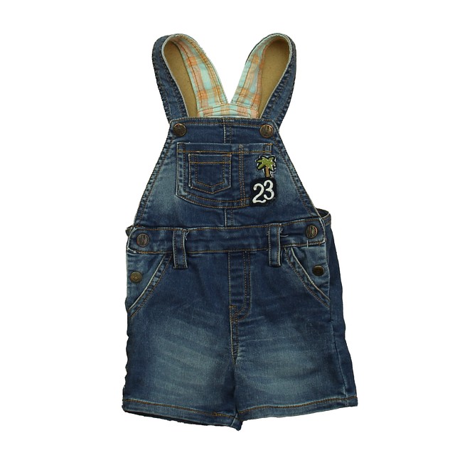 Mayoral Blue Overall Shorts 2-3T 