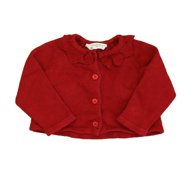 Mayoral Red Cardigan 2-4 Months 