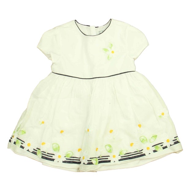 Mayoral White | Navy | Yellow Floral Dress 24 Months 