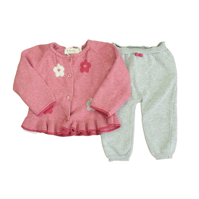 Mayoral 2-pieces Pink | Gray Apparel Sets 4-6 Months 