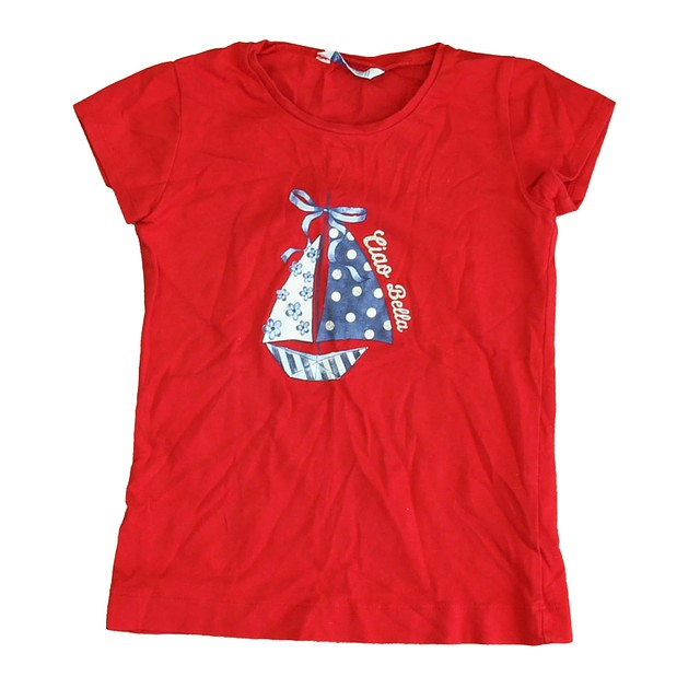 Mayoral Red | Blue Sailboat T-Shirt 4T 
