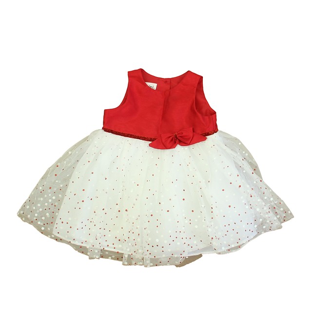 Mia & Mimi Red | White Special Occasion Dress 12 Months 