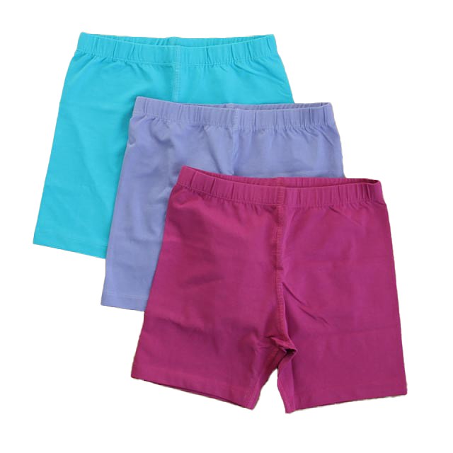 Mightly Set of 3 Purple | Turquoise | Magenta Shorts 10 Years 