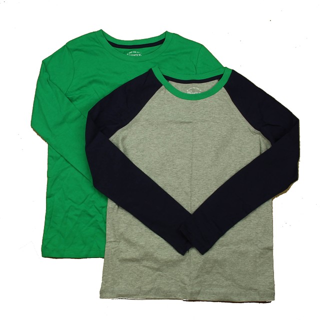 Mightly Set of 2 Gray | Navy | Green Long Sleeve T-Shirt 12 Years 