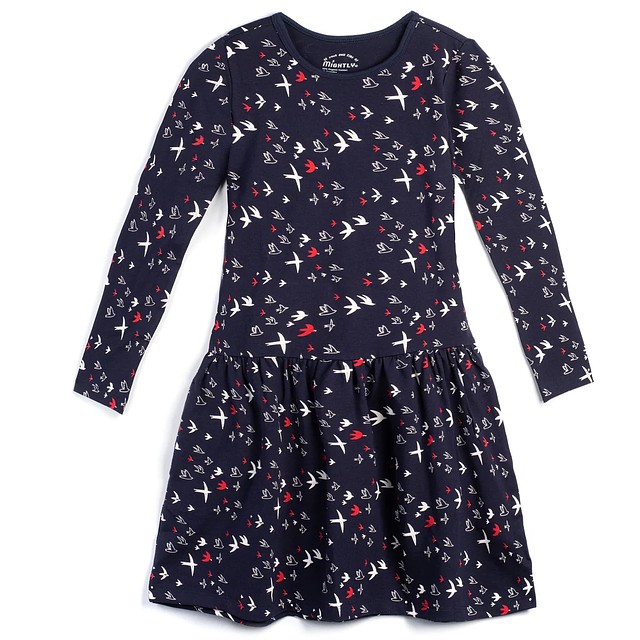 Mightly Migrating Birds Dress 2-5T 