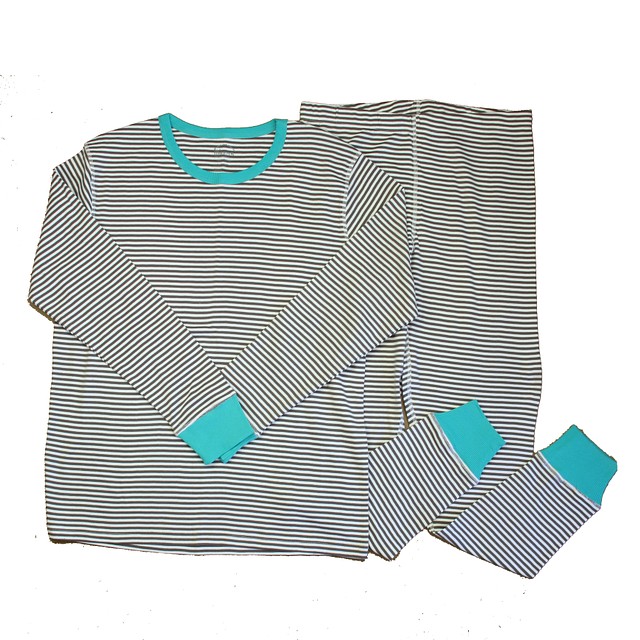 Mightly 2-pieces Gray | White Turquoise 2-piece Pajamas 6-14 Years 