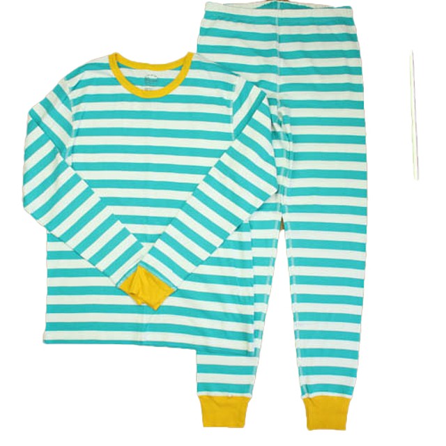 Mightly 2-pieces Teal Stripe | Yellow 2-piece Pajamas Adult S-XL 