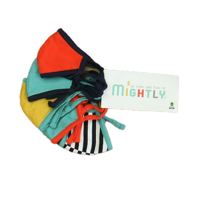 Mightly Set of 5 Teal | Red | Yellow Stripe Accessory No Size 