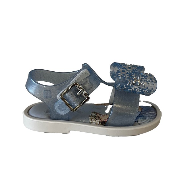 Mini Melissa Blue Frozen Sandals 5 Toddler 