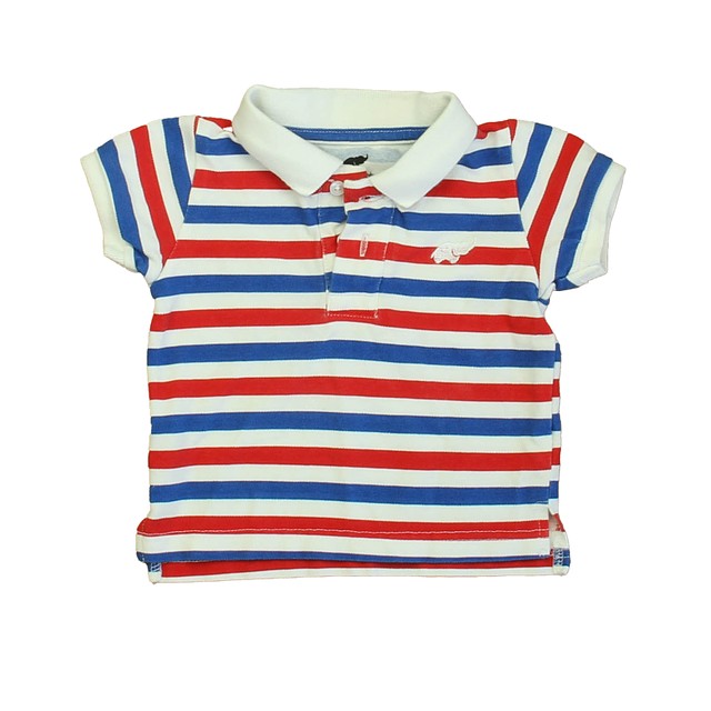 Monica & Andy Red | Blue Stripe Polo Shirt 12-18 Months 
