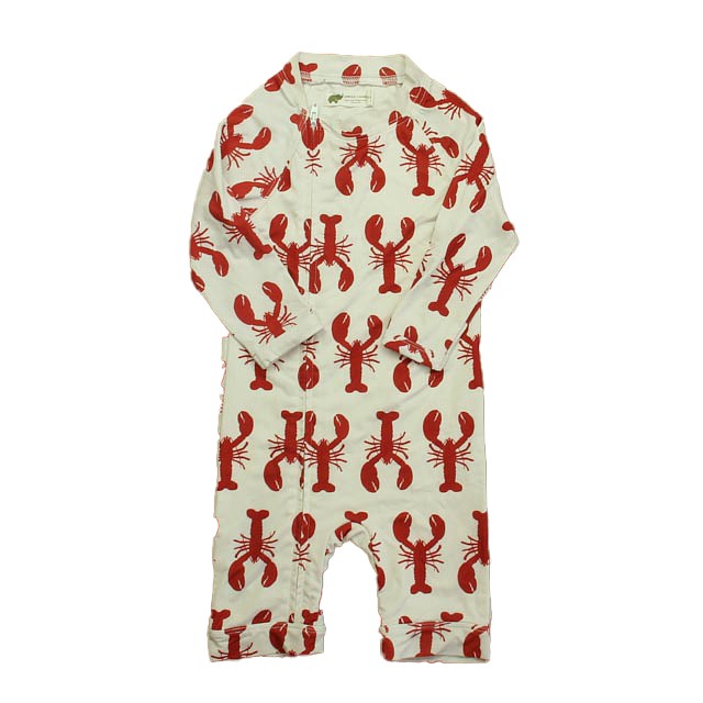 Monica + Andy White | Red Lobster 1-piece Swimsuit 18-24 Months 