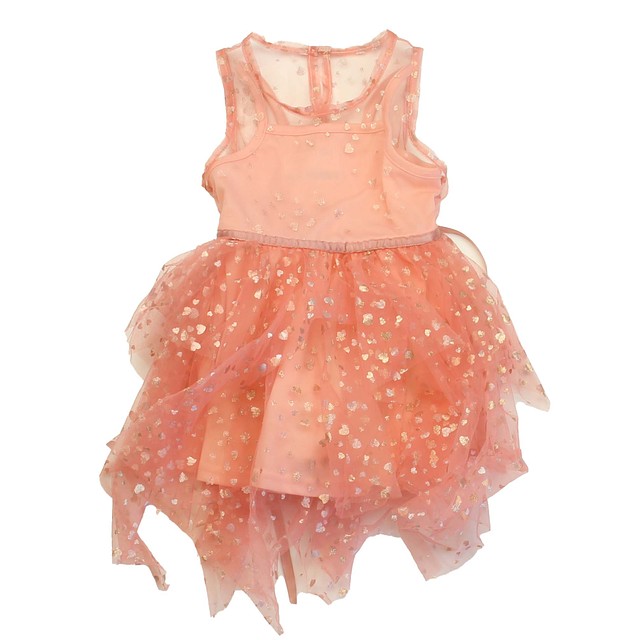 Nanette Lepore Pink Hearts Dress 3T 
