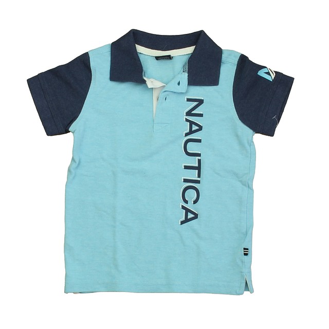 Nautica Blue Polo Shirt 24 Months 