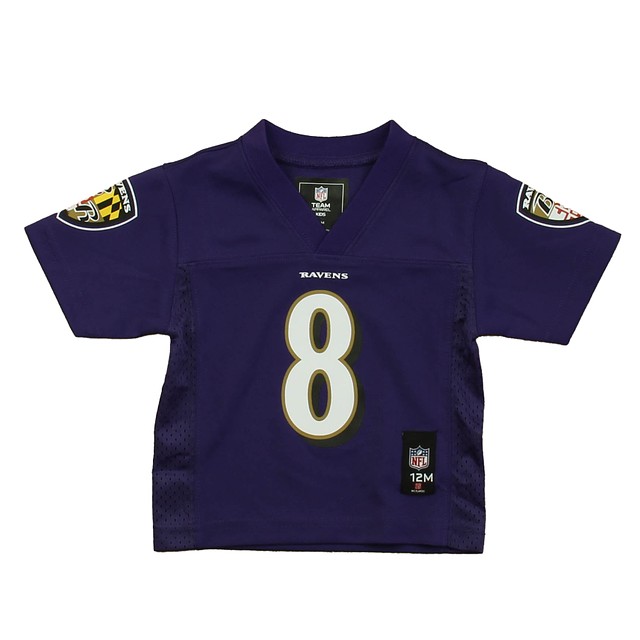 NFL Purple Ravens "Jackson" Sports Jersey 12 Months 